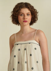 A Model Wearing Beige Pure Cotton Royale XLIII, curated by Only Ethikal